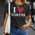 I Love Tortas Mexican Food T-Shirt Gifts for Her