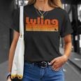 Luling Louisiana Retro 80S Style T-Shirt Gifts for Her
