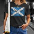 Macleod Scottish Clan Name Scotland Flag Unisex T-Shirt Gifts for Her