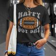 Make Your Mark And See Dot Day Football Player Polka Dot T-Shirt Gifts for Her
