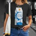 Milk Carton For Dairy Lover T-Shirt Gifts for Her
