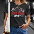 Need Four Speed Birthday Racing Flag 4Th Bday Race Car T-Shirt Gifts for Her