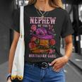 Nephew Of The Birthday Girl Pink Boots Cowgirl Matching Unisex T-Shirt Gifts for Her