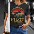 Never Underestimate A Pilot Born In 1981 40Th Birthday Unisex T-Shirt Gifts for Her