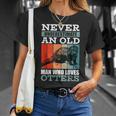 Never Underestimate An Old Man Who Loves Otters With A Otter Unisex T-Shirt Gifts for Her
