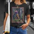 Occult Baba Yaga Russia Horror Gothic Grunge Satan Vintage Russia T-Shirt Gifts for Her