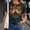 Oh Hey Vacay Most Likely To Be Boujee Sunglasses Summer Trip Unisex T-Shirt Gifts for Her