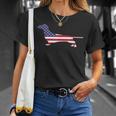 Patriotic 4Th Of July Weiner Dachshund Dog Unisex T-Shirt Gifts for Her