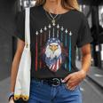 Patriotic Eagle July 4Th Of July Fourth July American Flag Unisex T-Shirt Gifts for Her