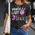 Peace Out 3Rd Grade Girls Third Grade Graduation Unisex T-Shirt Gifts for Her