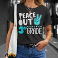 Peace Out 3Rd Grade Graduation Last Day School 2021 Funny Unisex T-Shirt Gifts for Her