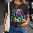 Peace Out Kindergarten Graduation Last Day Of School Tie Dye Unisex T-Shirt Gifts for Her