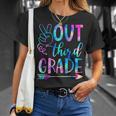 Peace Out Third Grade Graduate Tie Dye Last Day Of School Unisex T-Shirt Gifts for Her