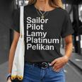 Pen Makers Unisex T-Shirt Gifts for Her