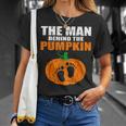 Pregnant Halloween Costume For Dad Expecting Lil Pumpkin T-Shirt Gifts for Her