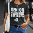 Proud Dad Senior Swimmer Class Of 2020 Swim Team Sport Unisex T-Shirt Gifts for Her