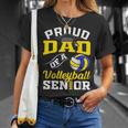 Proud Dad Of A Volleyball Senior 2024 Dad Graduation T-Shirt Gifts for Her