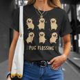 Pug Dog Floss Dance Cute Funny Pug Floss Gift Gifts For Pug Lovers Funny Gifts Unisex T-Shirt Gifts for Her