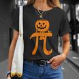 Pumpkin Pie Math Halloween Thanksgiving Pi Day T-Shirt Gifts for Her