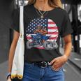 Quad Atv American Flag 4Th Of July Patriotic Unisex T-Shirt Gifts for Her