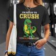 Ready To Crush Kindergarten 2036 Dinosaur Back To School Boy T-Shirt Gifts for Her