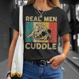 Real Men Cuddle Funny Vintage Bjj Brazilian Jiu Jitsu Unisex T-Shirt Gifts for Her