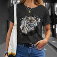 Realistic Awesome Tiger Animal Lovers T-Shirt Gifts for Her