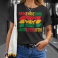 Remembering My Ancestors Junenth Celebrate Junenth Day Unisex T-Shirt Gifts for Her
