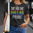 Retro 70S 80S Style Cant Hide That Dallas Gay Pride Unisex T-Shirt Gifts for Her