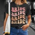 Retro Batch Bachelorette Party Outfit Bride Funny Unisex T-Shirt Gifts for Her