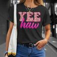 Retro Yee Haw Howdy Rodeo Western Country Southern Cowgirl Gift For Womens Unisex T-Shirt Gifts for Her