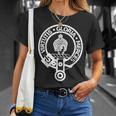 Robertson Scottish Family Clan Name Crest Shield Unisex T-Shirt Gifts for Her
