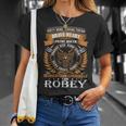 Robey Name Gift Robey Brave Heart Unisex T-Shirt Gifts for Her