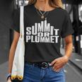 Rock Climbing & Bouldering Quote Summit Or Plummet T-Shirt Gifts for Her