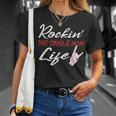 Rockin The Single Mom Life Mothers Day Gifts For Mom Funny Gifts Unisex T-Shirt Gifts for Her