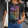 School Bus Driver 4Th Of July Amercan Flag Back To School Unisex T-Shirt Gifts for Her