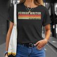 Screen Writer Job Title Profession Birthday Worker T-Shirt Gifts for Her