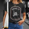 Send It No Victory Without Sacrifice On Back T-Shirt Gifts for Her