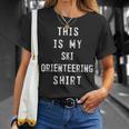 This Is My Ski Orienring Skier T-Shirt Gifts for Her