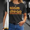 Slam Diego Funny Baseball Standard Baseball Funny Gifts Unisex T-Shirt Gifts for Her