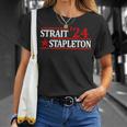 Stapleton Strait 24 Retro Vintage Country Cowboy Western Unisex T-Shirt Gifts for Her