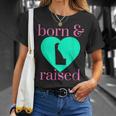 State Of Delaware Pride Born & Raised Home Simply Trendy Unisex T-Shirt Gifts for Her
