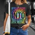 Straight Into 3Rd Grade First Day Of School Back To School Unisex T-Shirt Gifts for Her