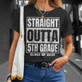 Straight Outta 5Th Grade Graduation Gifts 2031 Fifth Grade Unisex T-Shirt Gifts for Her