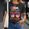 Straight Trippin 2023 Family Vacation Punta Cana Matching Unisex T-Shirt Gifts for Her