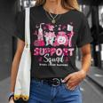 Support Squad Tooth Dental Breast Cancer Awareness Dentist T-Shirt Gifts for Her