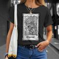 Tarot Card The Chariot Skull Goth Punk Magic Occult Tarot T-Shirt Gifts for Her