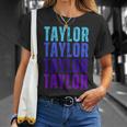 Taylor Personalized Name I Love Taylor T-Shirt Gifts for Her