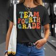 Team Fourth Grade Back To School 4Th Grade Teacher Boys Kids Gifts For Teacher Funny Gifts Unisex T-Shirt Gifts for Her