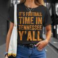Tennessee Football It's Football Time In Tennessee Yall Vol T-Shirt Gifts for Her